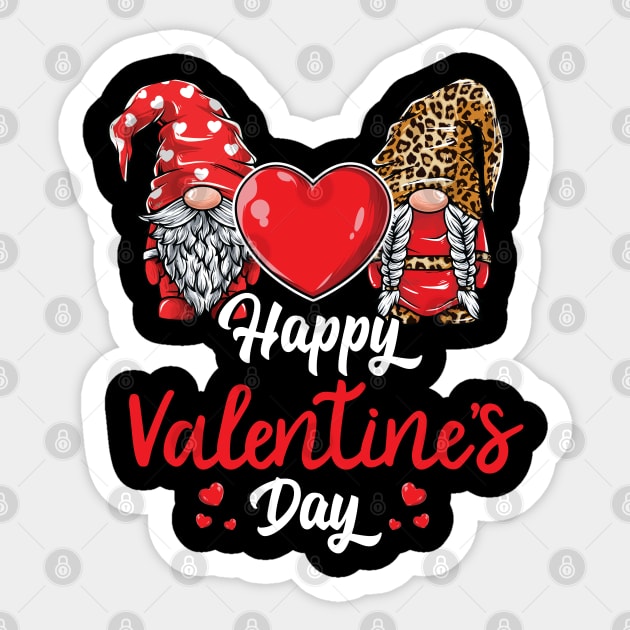 Gnomes Happy Valentines Day Sticker by Pennelli Studio